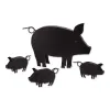 Realistic Pig and Piglets Sculpture - Farm Animal Decor for Home and Garden