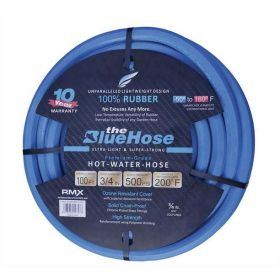 BluBird BSAL34100 BluBird AG-Lite 3/4 in. x 100 ft. Hot and Cold Water Rubber Garden Hose