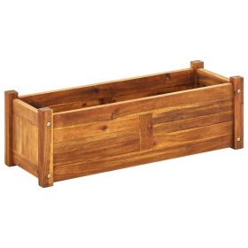 Garden Raised Bed Acacia Wood 29.9"x10.9"x9.8" Garden Raised Bed Acacia Wood 29.9"x10.9"x9.8"